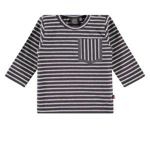 NEW BABYFACE boys' striped pocket tee in dark blue